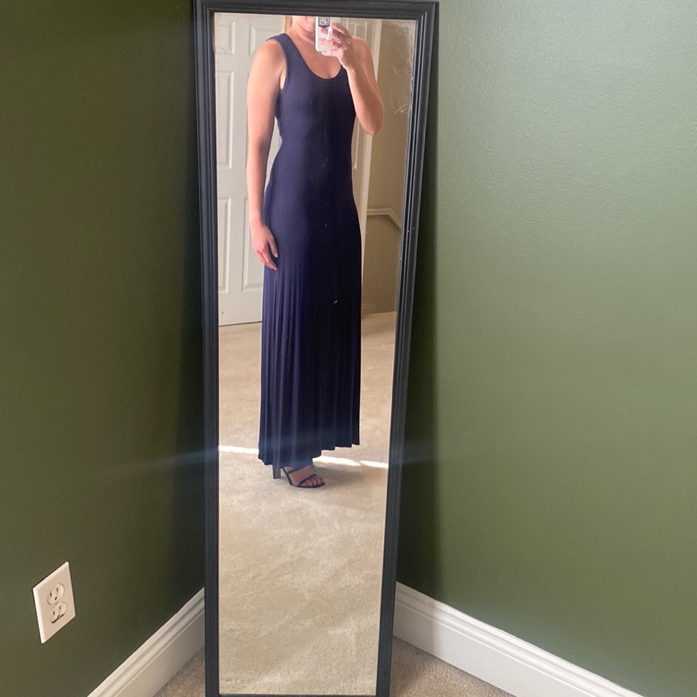 Navy Calvin Klein Maxi Dress